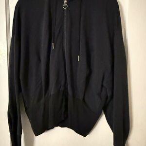 Athleta Black Hoodie Sweatshirt